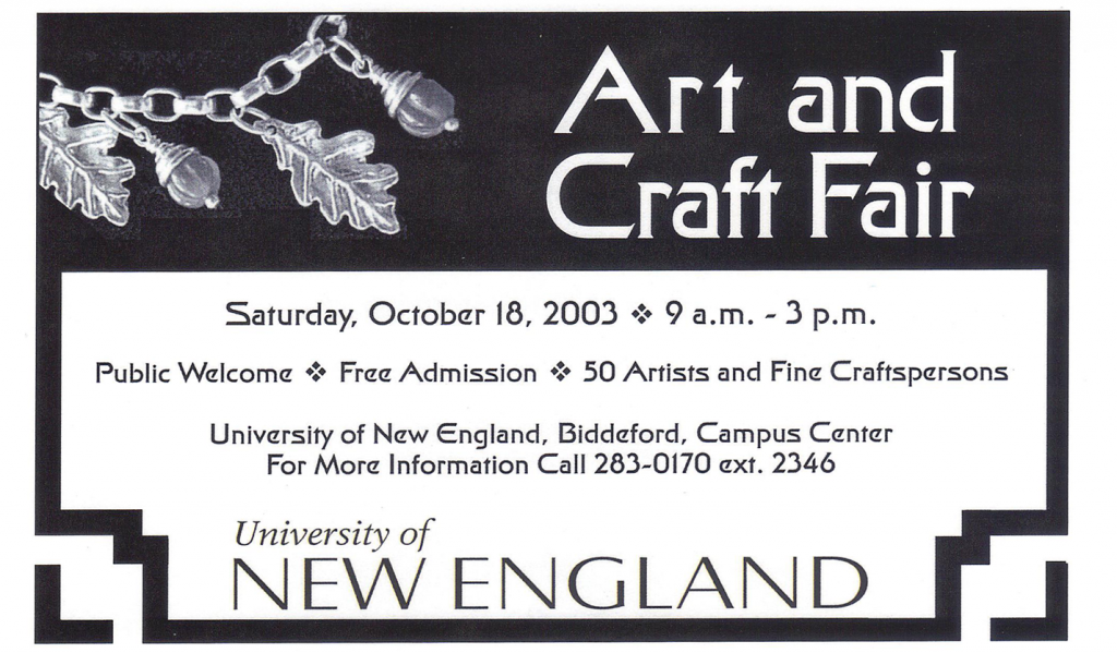 University of New England Event Ad